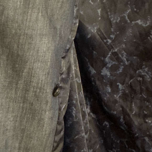 Diane Von Furstenberg DVF denim short trench coat wrap S NWOT - Picture 7 of 8